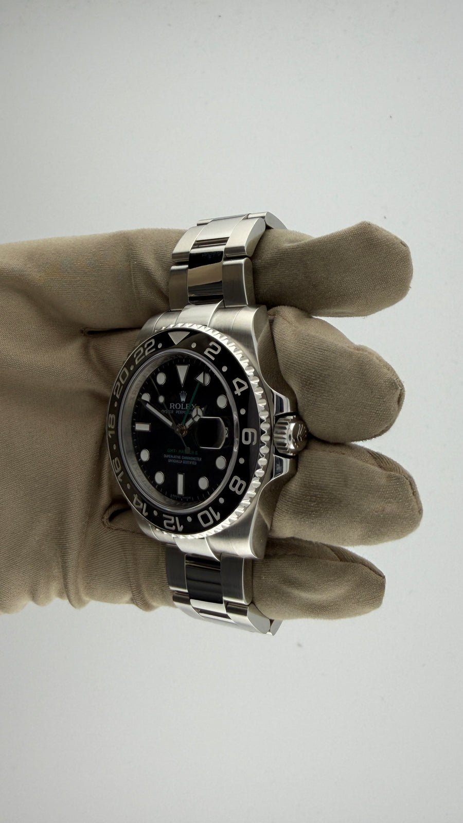 2008 Rolex GMT MASTER II Black Dial 116710 (Watch, Card, WT, Box & Booklets) - Image 3