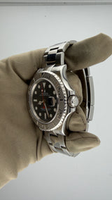 2008 Rolex Yacht-Master 40 Steel/Platinum Blue Dial 116622 (Watch & Box) - Thumb 4