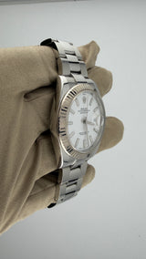 2018 Rolex Date-Just 41 White Stick Dial 126334 (Watch, Card, WT, Box & Booklets) - Thumb 5