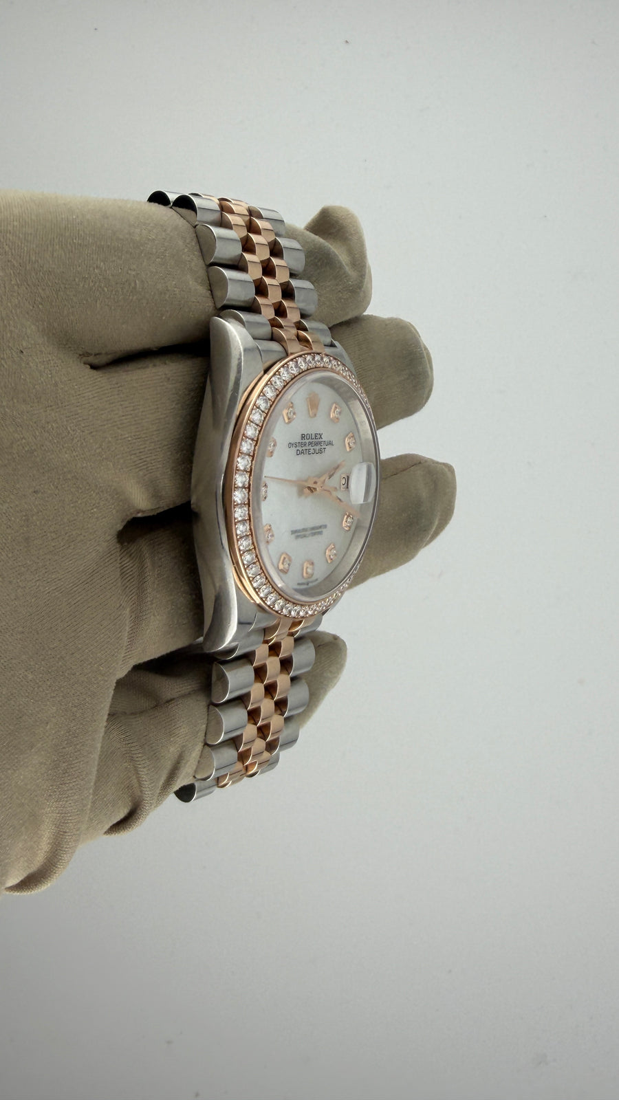 2023 Rolex Datejust 36 Two-Tone Diamond MOP 126281RBR (Watch, Box & Papers) - Image 4