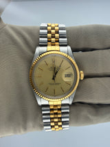 1984 Rolex Date-Just 36 Champagne Dial 16013 (Watch, Card, WT, Box & Booklets) - Thumb 1