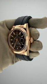 2024 Rolex Sky-Dweller Everose Chocolate Dial 326235 (Watch, Box & Papers) - Thumb 3