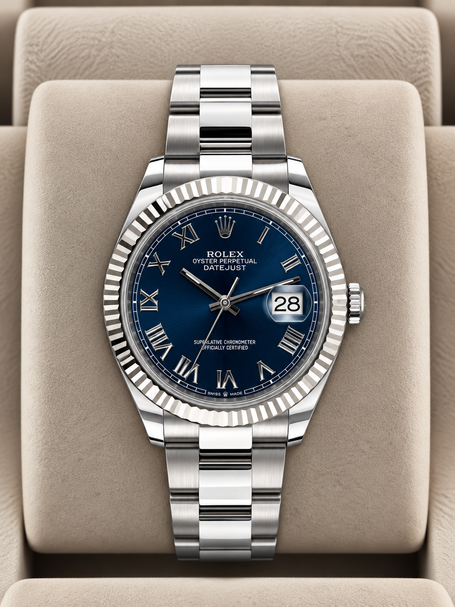 2026 Rolex Datejust 41 Blue Roman Dial 126334 - Image 1
