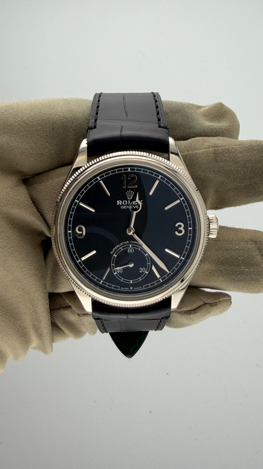 2026 New Rolex 1908 39mm 18k White Gold Intense Black Dial Ref. 52509 (Watch, Card, GT, Box & Booklets) - Image 2