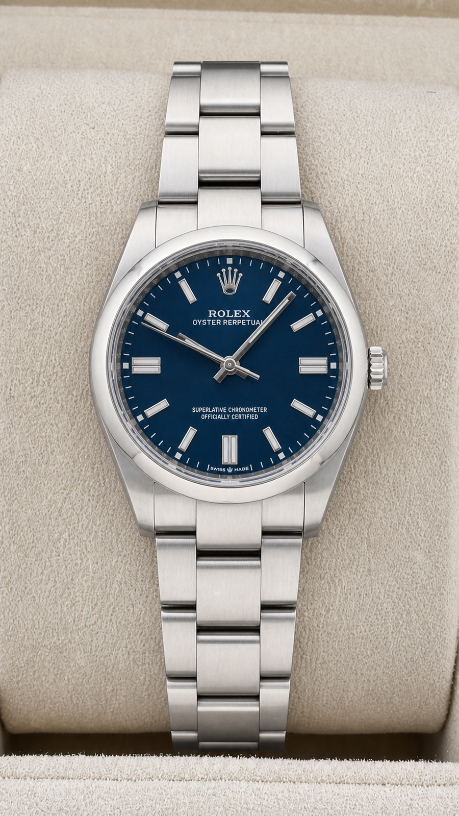 2025 New Rolex Oyster Perpetual 36mm Blue Dial Ref. 126000 (Watch, Card) - Image 1