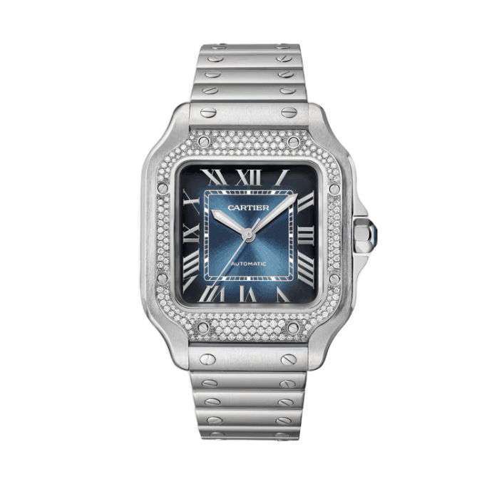 Cartier Santos De Cartier Blue Steel 35.1mm - Image 1