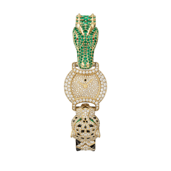 Cartier Indomptables Diamond Pave Yellow Gold 22.2mm