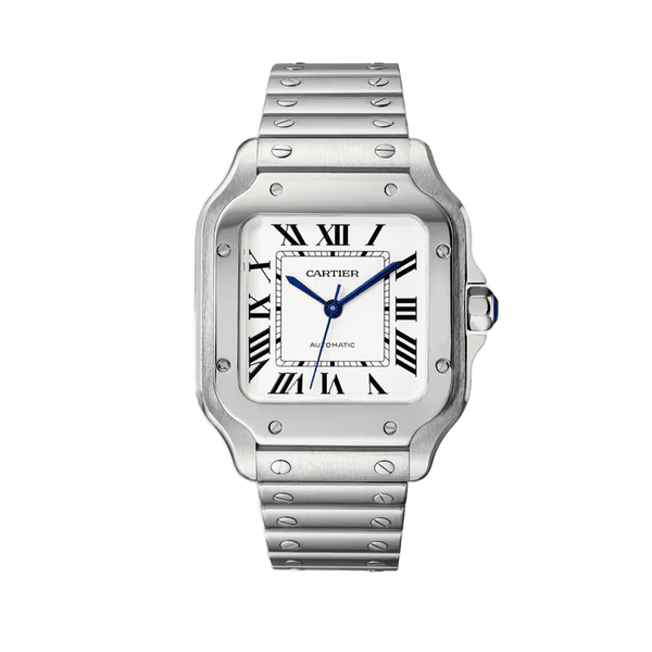 Cartier Santos De Cartier White Steel 35.1mm
