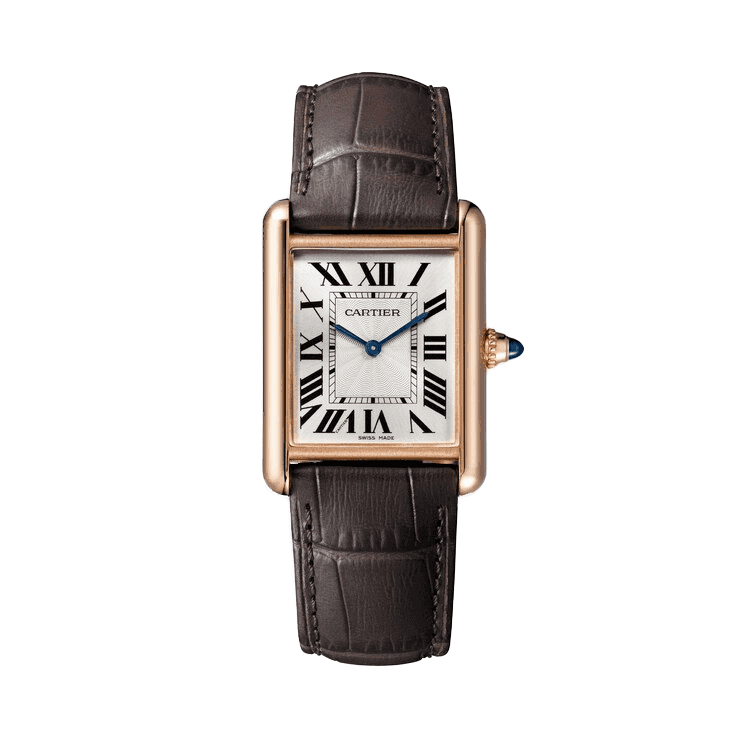 Cartier Tank Louis White Leather 25.5mm - Image 1