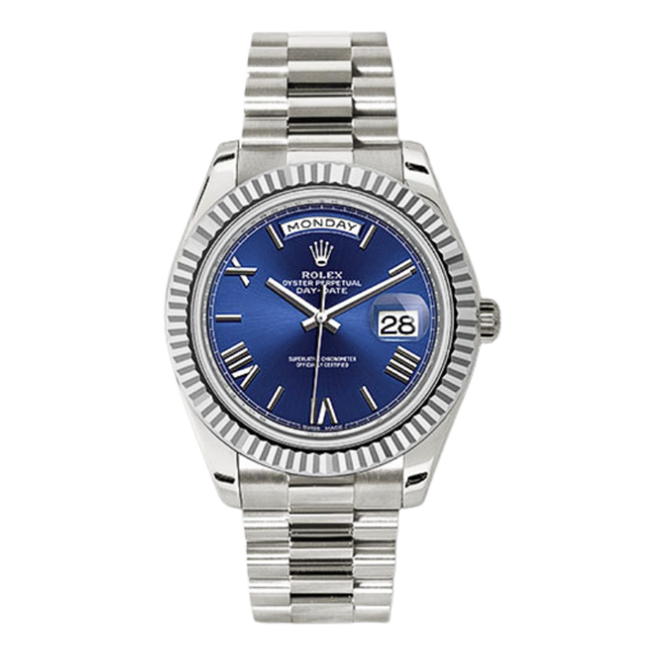 Rolex Day-Date Blue White Gold 40mm