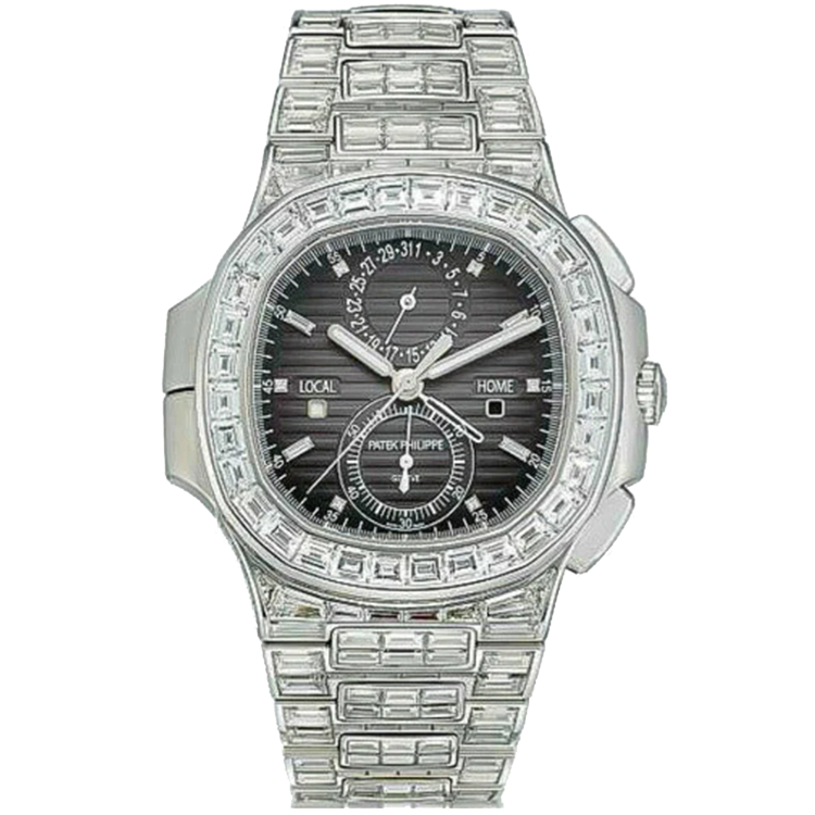 Patek Philippe Nautilus Black White Gold 40.5mm - Image 1