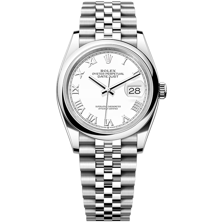 Rolex Datejust White Steel 36mm - Image 1