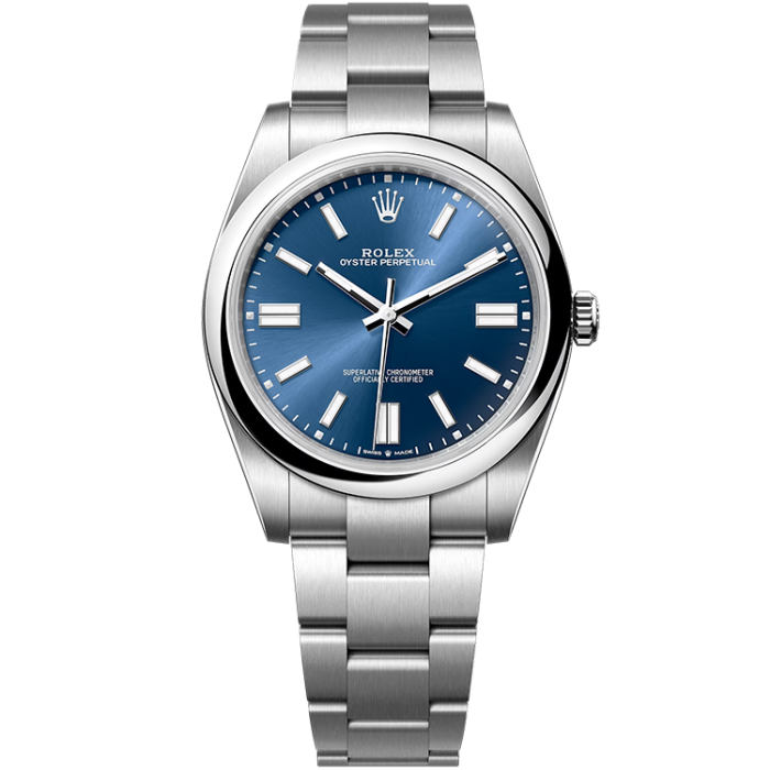 Rolex Oyster Perpetual Blue Steel 41mm - Image 1