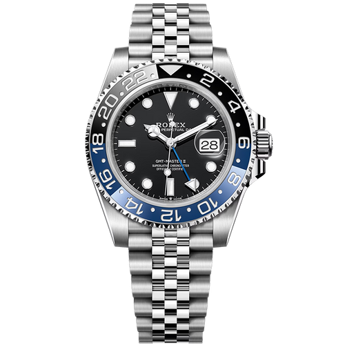 "Batgirl" Rolex GMT-Master II Black Steel 40mm