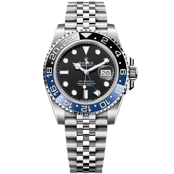 "Batgirl" Rolex GMT-Master II Black Steel 40mm