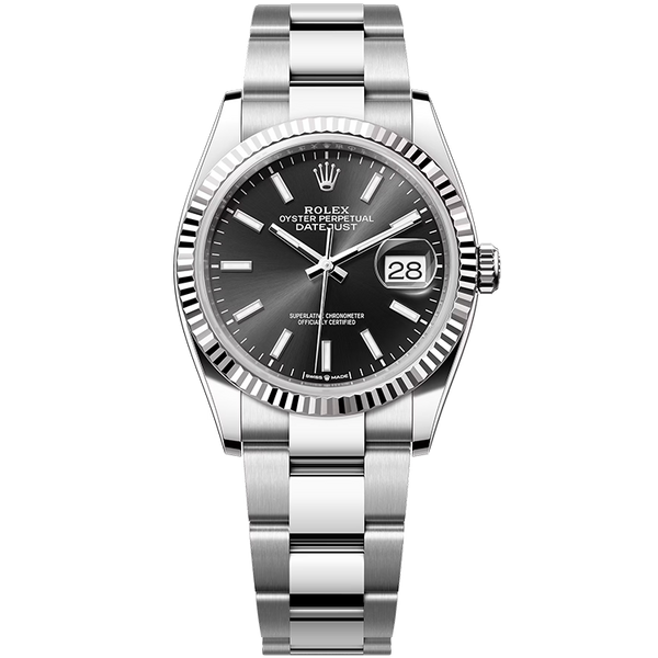 Rolex Datejust Black Steel 36mm