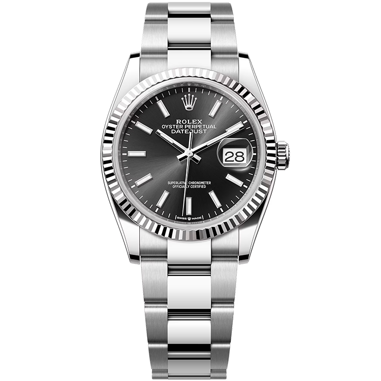Rolex Datejust Black Steel 36mm - Image 1