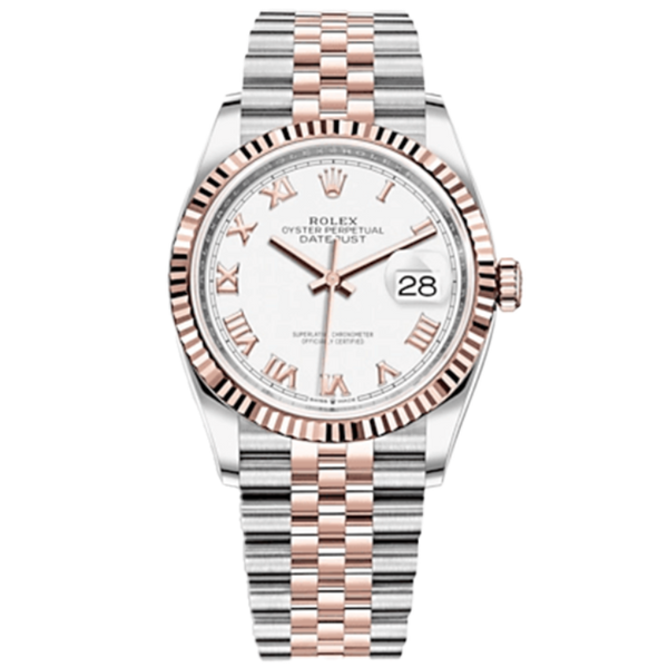 Rolex Datejust White Two-Tone 36mm