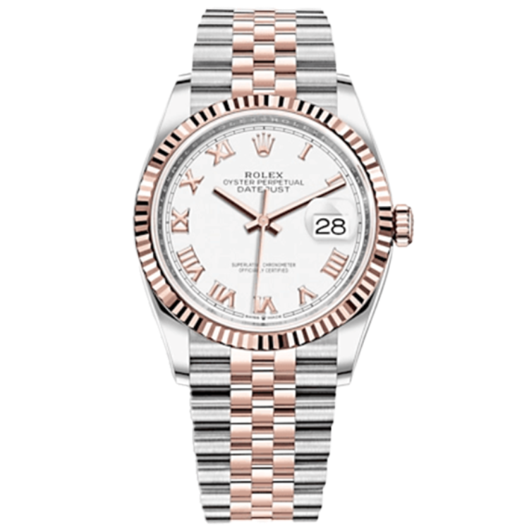 Rolex Datejust White Two-Tone 36mm - Image 1