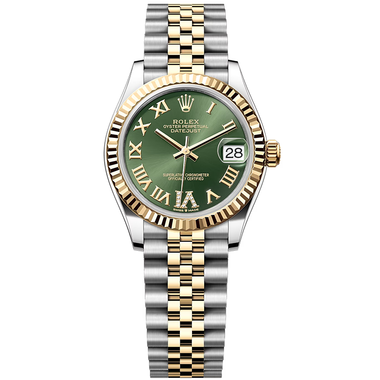 Rolex Datejust Green Two-Tone 31mm - Image 1