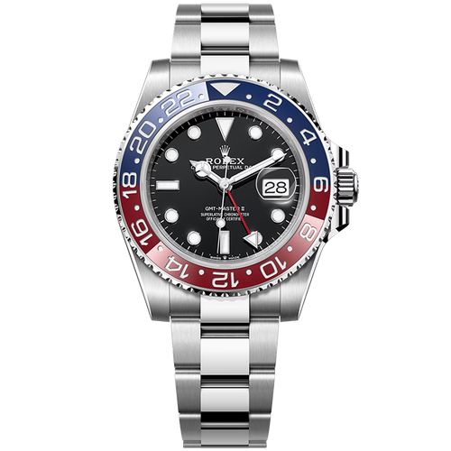 "Pepsi" Rolex GMT-Master II Black Steel 40mm