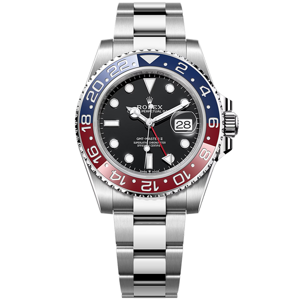 "Pepsi" Rolex GMT-Master II Black Steel 40mm