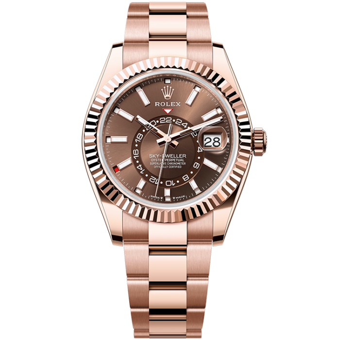 Rolex Sky-Dweller Chocolate Rose Gold 42mm - Image 1