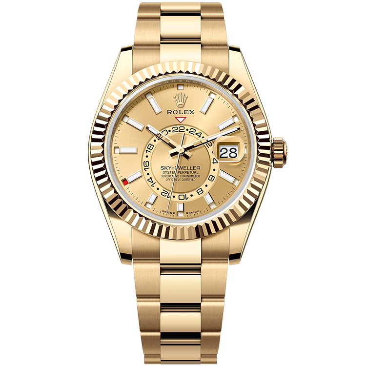 Rolex Sky-Dweller Champagne Yellow Gold 42mm - Image 1