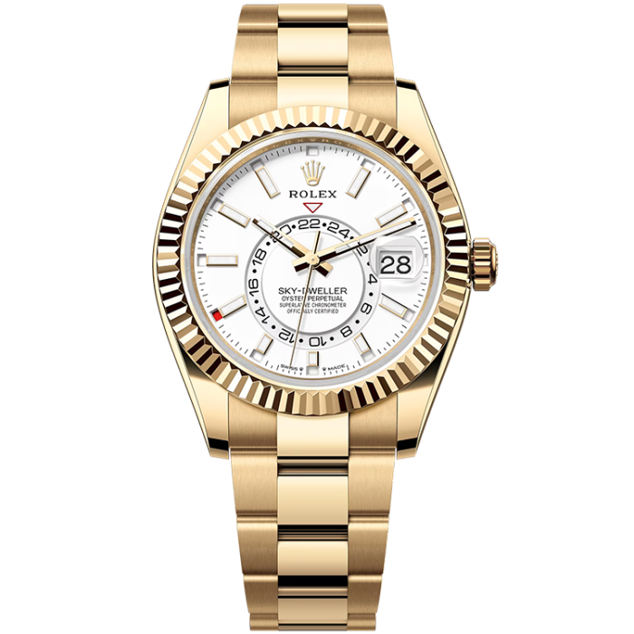 Rolex Sky-Dweller White Yellow Gold 42mm - Image 1