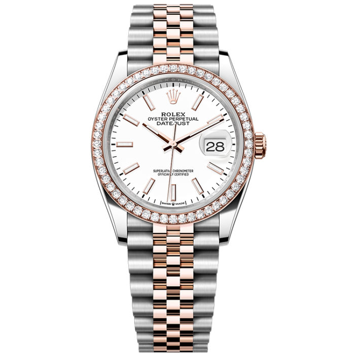 Rolex Datejust White Two-Tone 36mm - Image 1