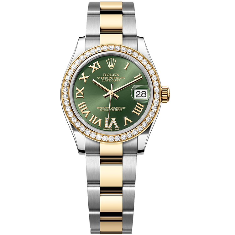 Rolex Datejust Green Two-Tone 31mm - Image 1