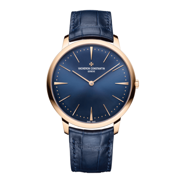 Vacheron Constantin Patrimony Blue Alligator Leather 40mm