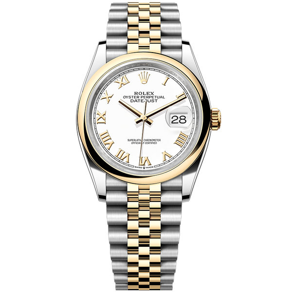 Rolex Datejust White Two-Tone 36mm