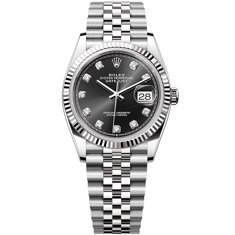 Rolex Datejust White Steel 36mm - Image 1