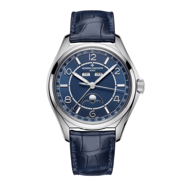 Vacheron Constantin Fiftysix Blue Alligator Leather 40mm