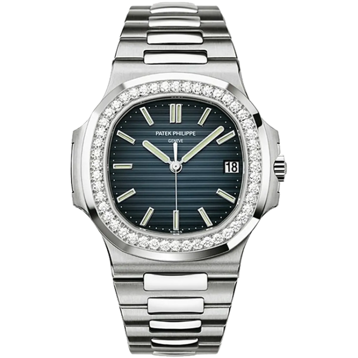 Patek Philippe Nautilus Blue White Gold 40mm - Image 1