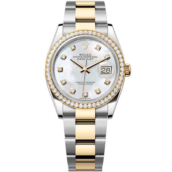 Rolex Datejust Mother of Pearl Two-Tone 36mm