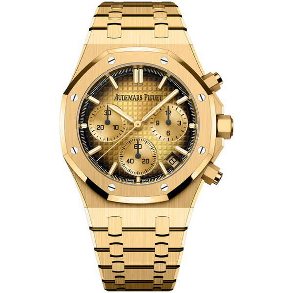 Audemars Piguet Royal Oak Chronograph Champagne Yellow Gold 41mm