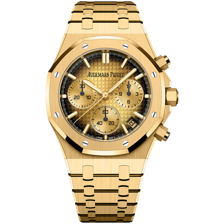 Audemars Piguet Royal Oak Chronograph Champagne Yellow Gold 41mm - Image 1