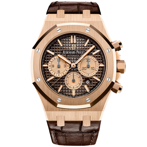 Audemars Piguet Royal Oak Chronograph Chocolate Leather 41mm