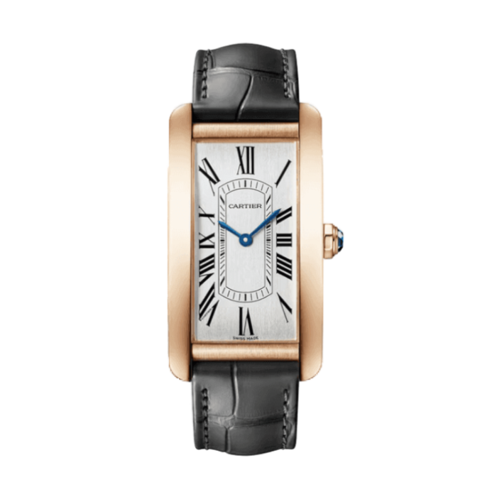 Cartier Tank Américaine Silver Leather 24.4mm - Image 1