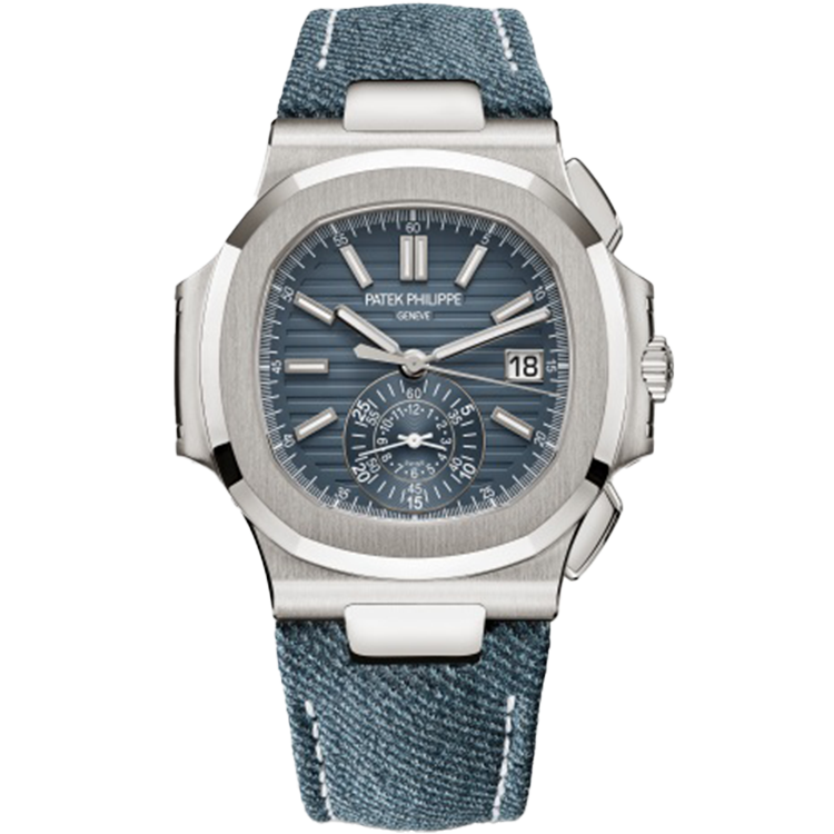 Patek Philippe Nautilus Blue White Gold 40.5mm - Image 1