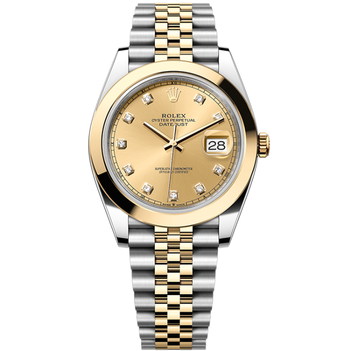 Rolex Datejust Champagne Two-Tone 41mm - Image 1