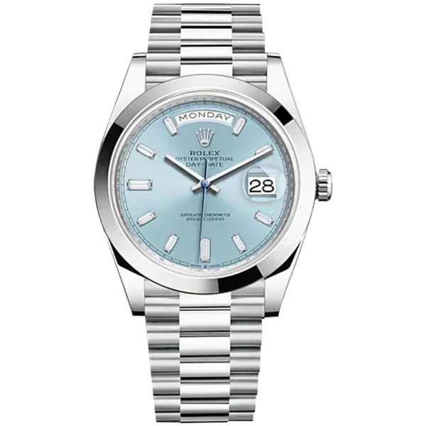 Rolex Day-Date Blue Platinum 40mm