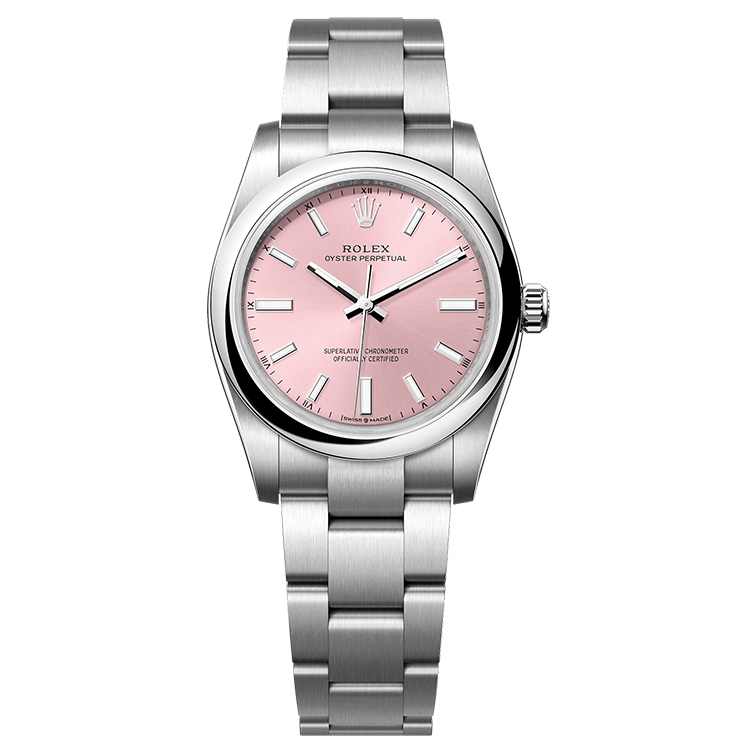 Rolex Oyster Perpetual Pink Steel 34mm - Image 1