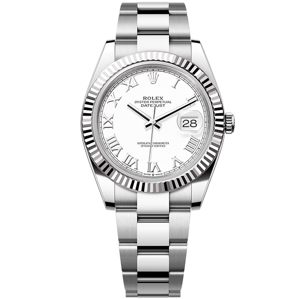 Rolex Datejust White Steel 41mm
