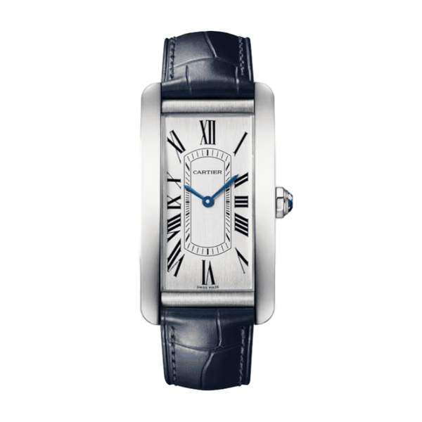 Cartier Tank Américaine Silver Leather 24.4mm