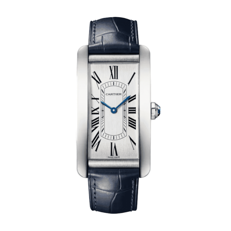 Cartier Tank Américaine Silver Leather 24.4mm - Image 1