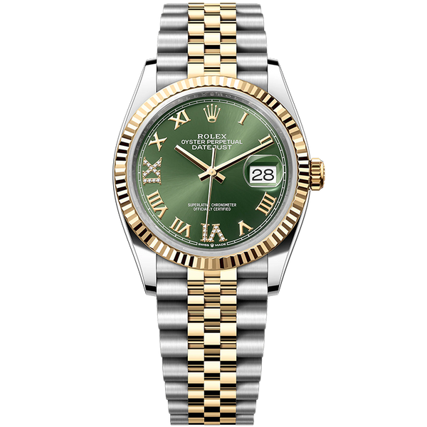 Rolex Datejust Green Two-Tone 36mm