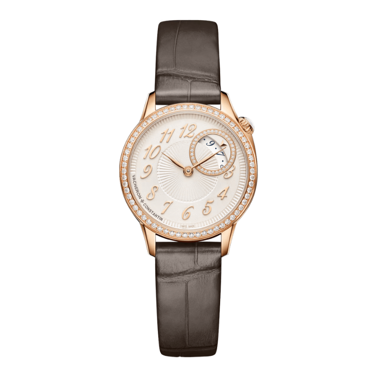 Vacheron Constantin Égérie Moon Phase Cream Alligator Leather 30mm - Image 1